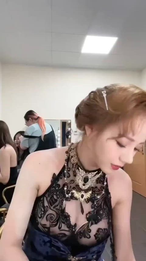 boobs flashing nipples nipslip see through clothing tiktok r/tiktits gif