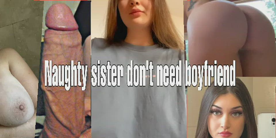 big dick big tits sissy sister step-sister gif