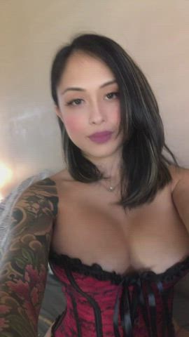 Asian Boobs Pussy Tattoo gif