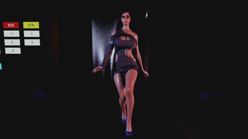 bar girls model gif