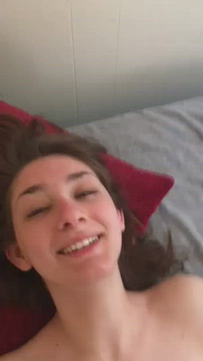 Blowjob Girlfriend Homemade Teen gif