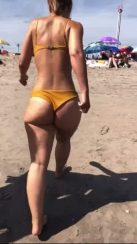 beach milf pawg gif