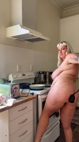 bbw fansly feedee food fetish hairy pussy huge tits mom naked onlyfans spanking gif