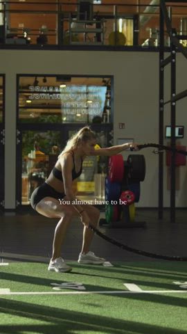 blonde legs workout gif