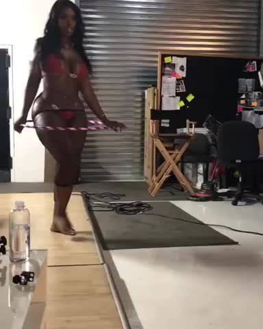 Hula hoop girl