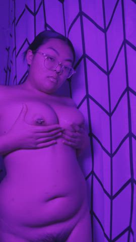 asian oiled tease gif