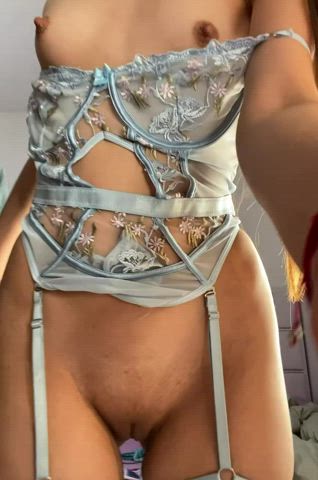 lingerie petite tits gif