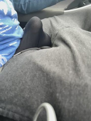 car masturbating outdoor gif