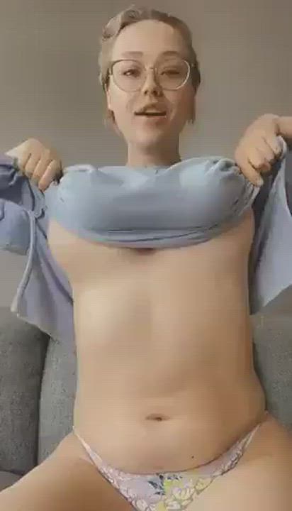 GILF Tits gif