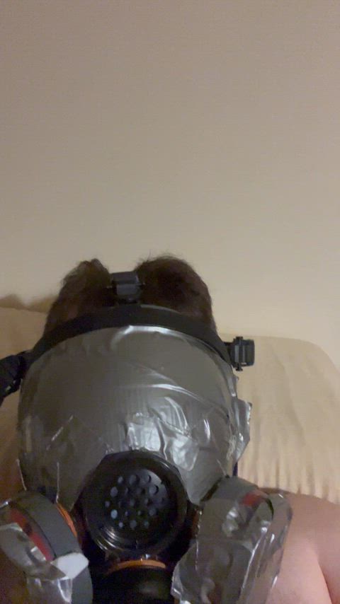 Light breathplay selfbondage