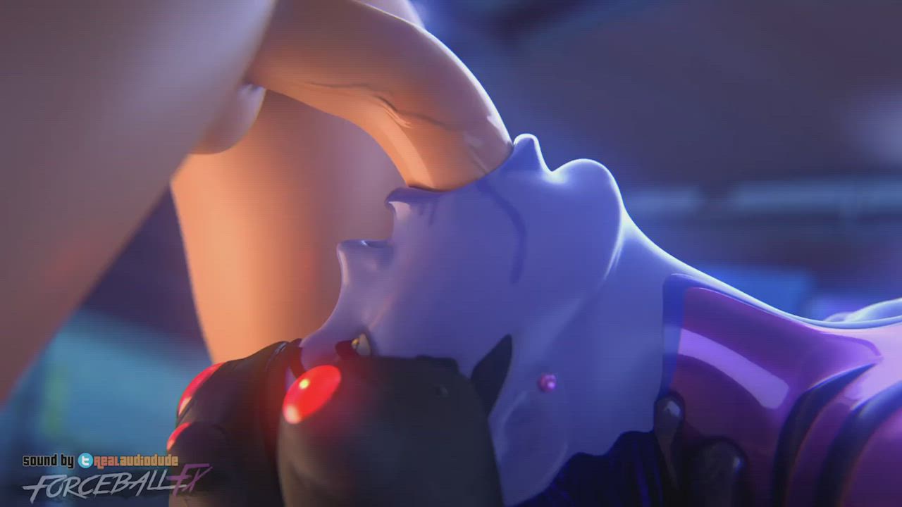 Animation Overwatch Throat Fuck gif