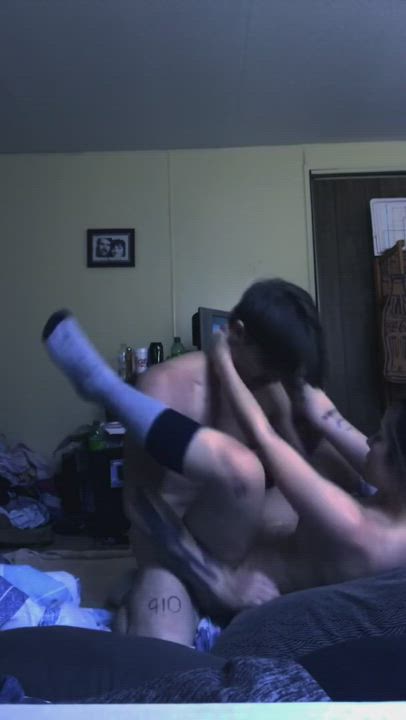 Amateur Bed Sex Couple Hardcore Homemade Real Couple gif