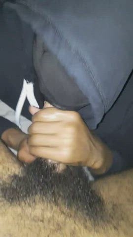 bbc cum in mouth hairy nsfw sucking wet and messy gif