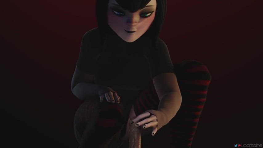 Mavis Dracula's handjob (Lidomaine7) [Hotel Transylvania]