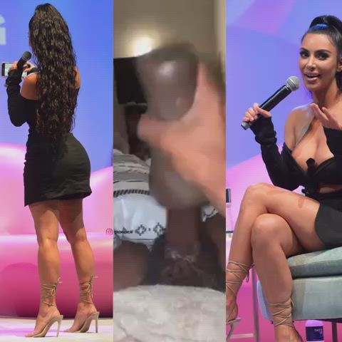 Big cumshot for Kim K 🤤