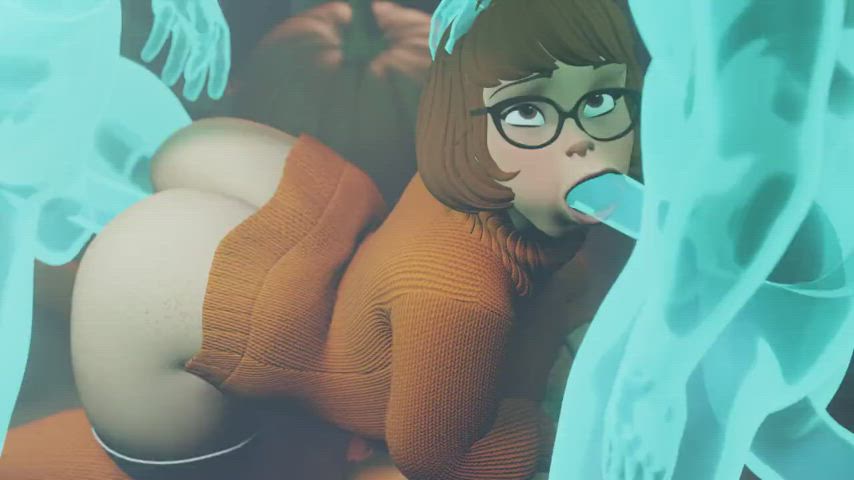 Velma Dinkley investigating ghosts [Scooby Doo] (roguenine, evilaudio)