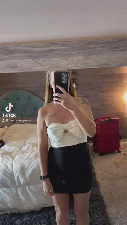 A wardrobe malfunction from a TikTok challenge