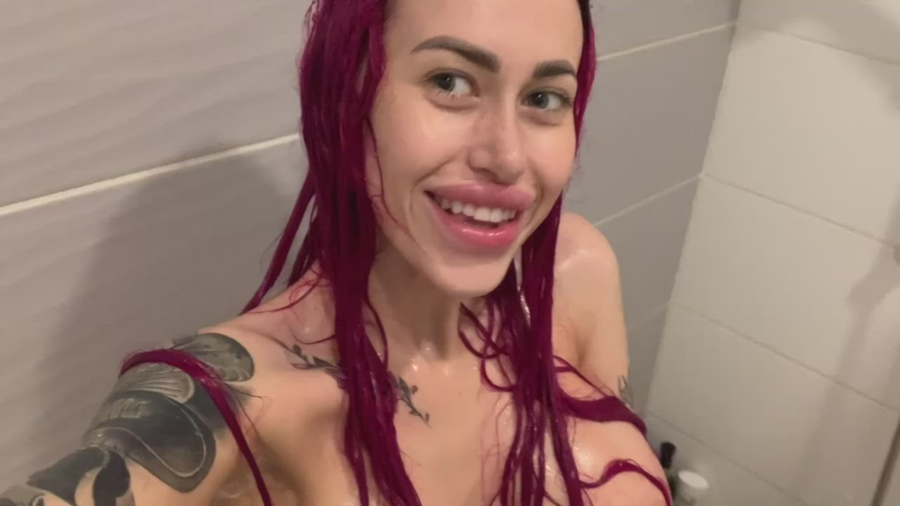 Naked Shower Tits gif