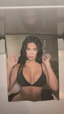 cumshot kylie jenner tribute gif