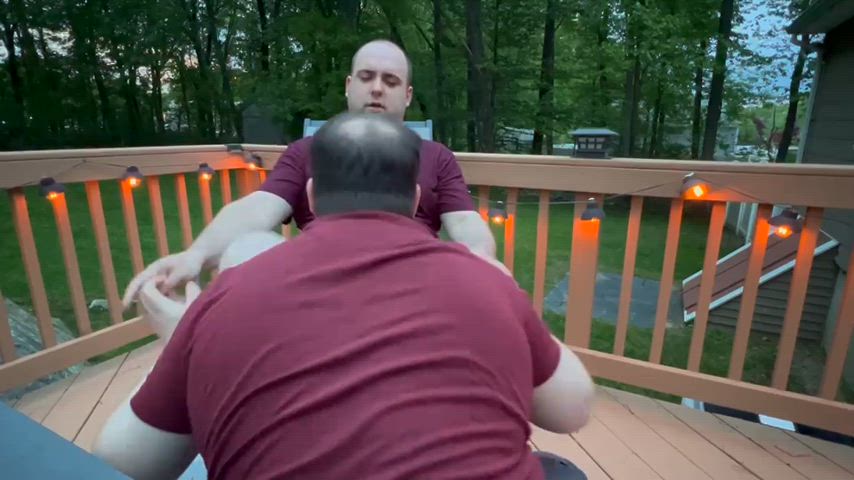 Blowjob on the deck