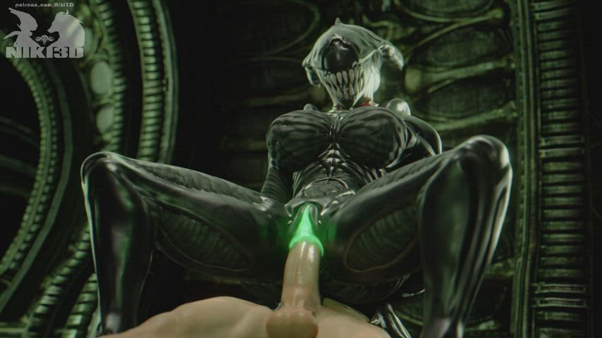 Xenomorph fucked by xeup34