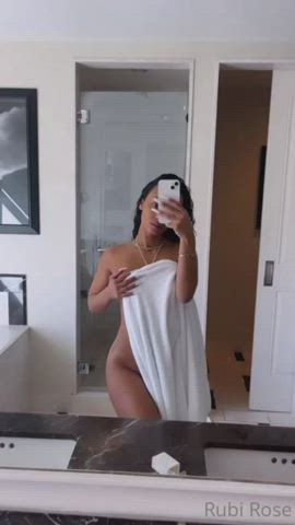 Shower Naked Ebony gif