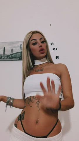 18 years old blonde doll gif
