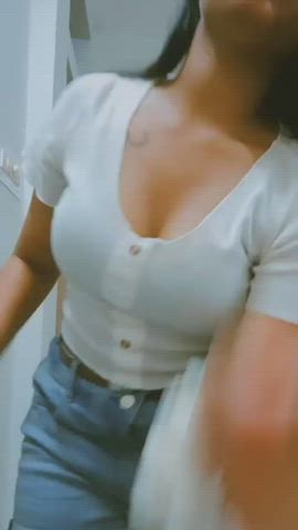 Ass Bra Curvy Indian Jean Shorts gif