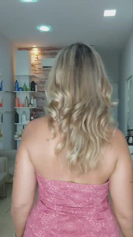 Blonde Brazilian Cougar MILF gif