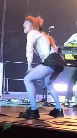 ass babe booty redhead gif