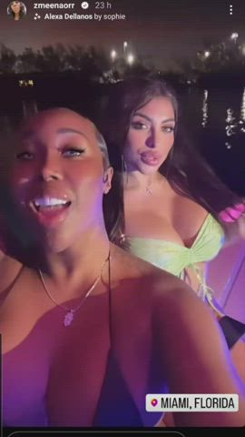 big ass bikini ebony thong twerking gif