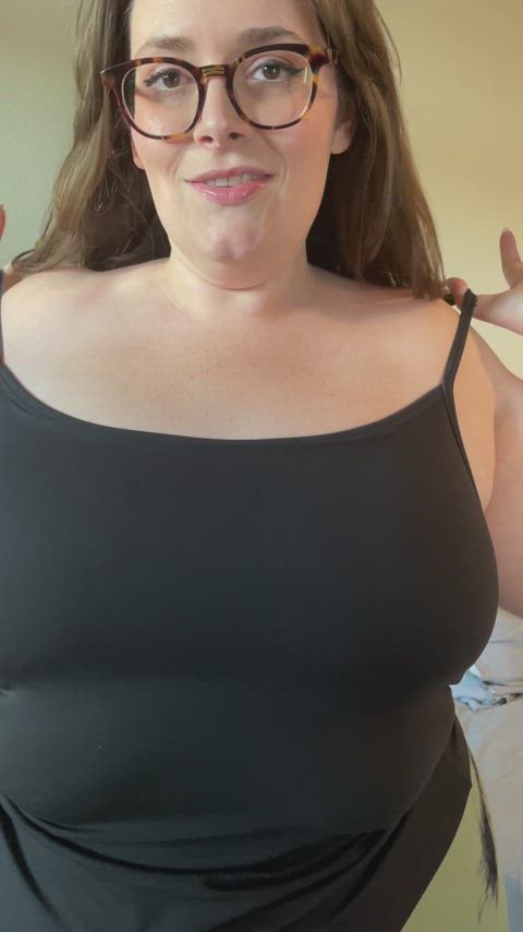 bbw big tits chubby onlyfans tits gif