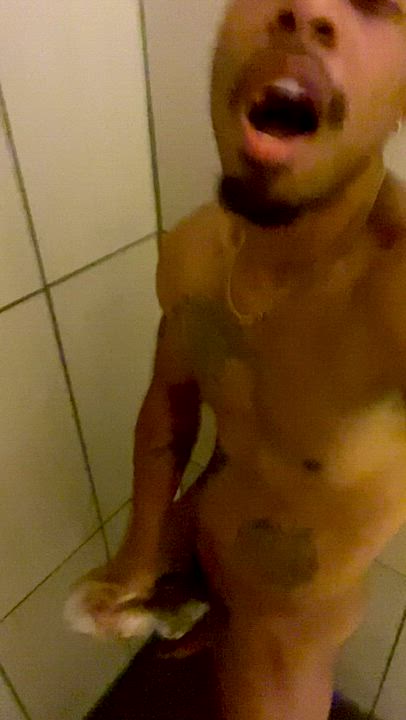 Post workout shower