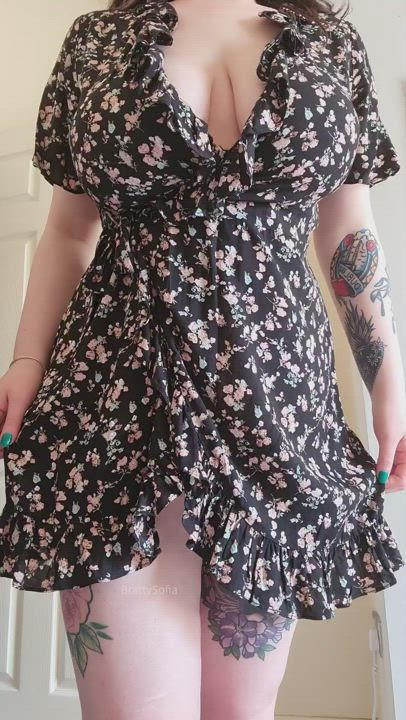 Sundresses were made to be worn with nothing underneath
