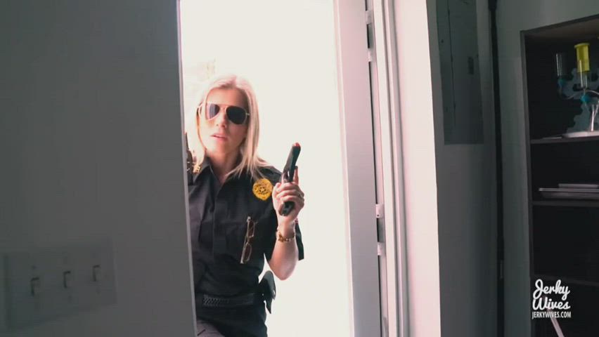 BDSM Cory Chase MILF Police gif