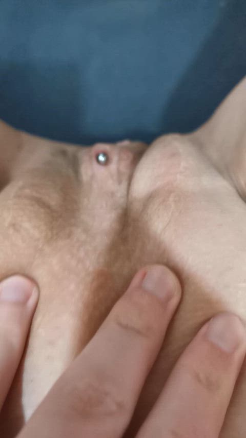 My wet pierced pussy