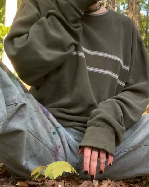 stoned wizard doing his woodland rites 🧙‍♂️🔥