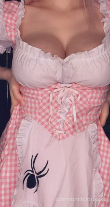 Boobs Dress Lingerie gif