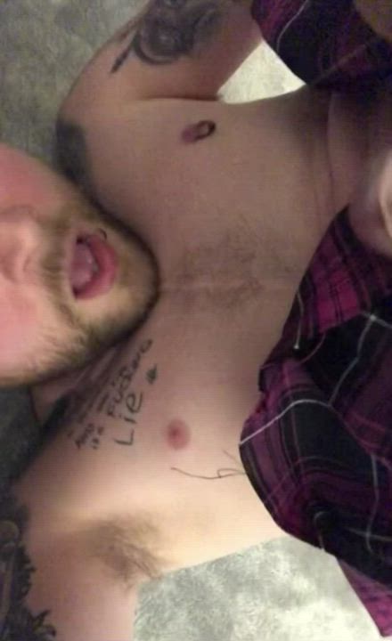 Cum Facial Male Masturbation gif