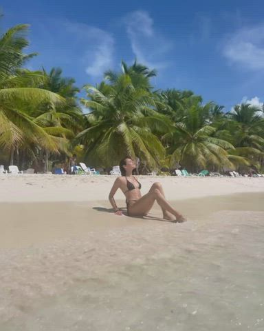 beach bikini celebrity gif