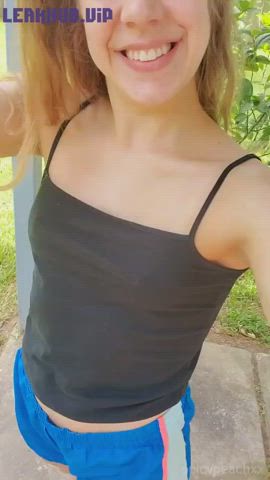 babe outdoor tits gif
