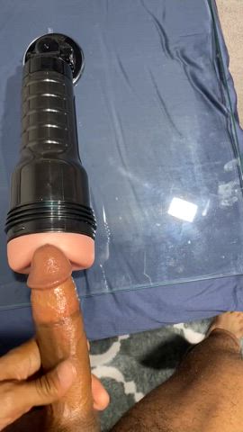 I like watching my dick go slowly going in. 