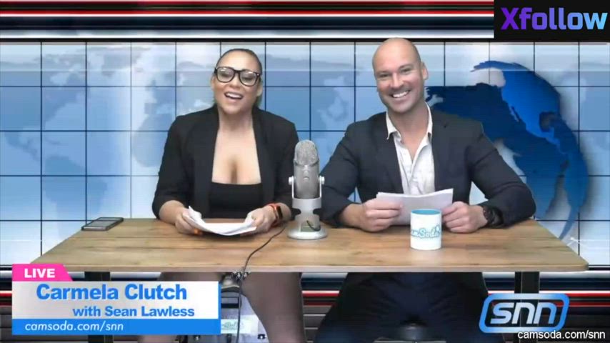 Carmela & Sean SNN News Gone Wild [one minute]