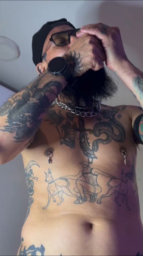 What would you say if this tattooed alpha asked you to use you like this