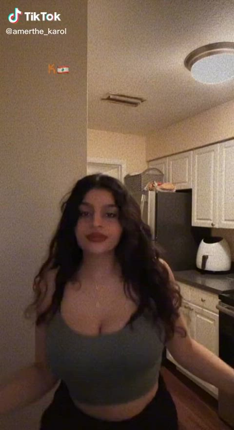 arab big tits huge tits lebanese muslim natural tits pawg teen thick tiktok gif