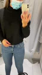 Had some fun during my shopping trip? would u fuck me in the changing room?