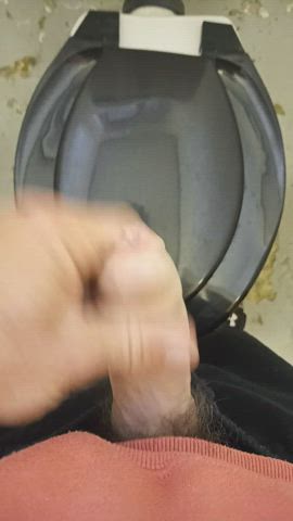 Cock Cum Toilet gif