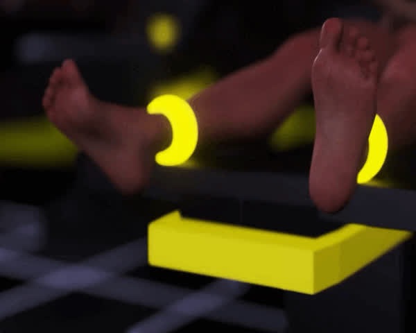 3d animation bondage feet lesbian tickling torture gif