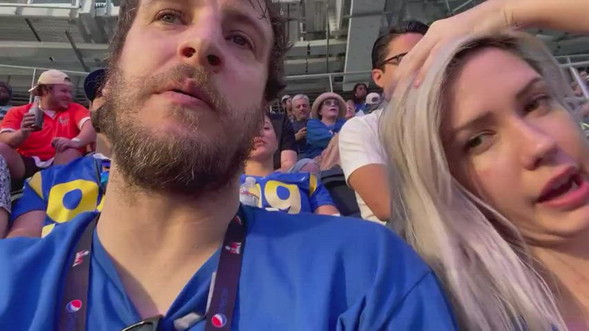 Blonde Cleavage Sport gif