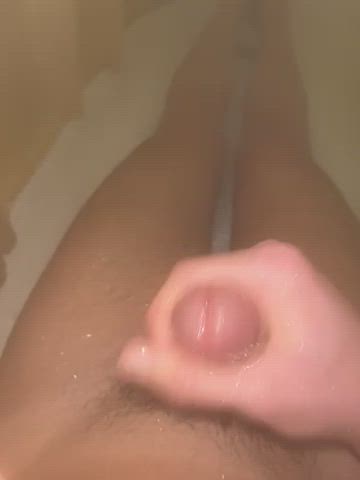 amateur big dick cock cumshot homemade masturbating orgasm shower solo gif